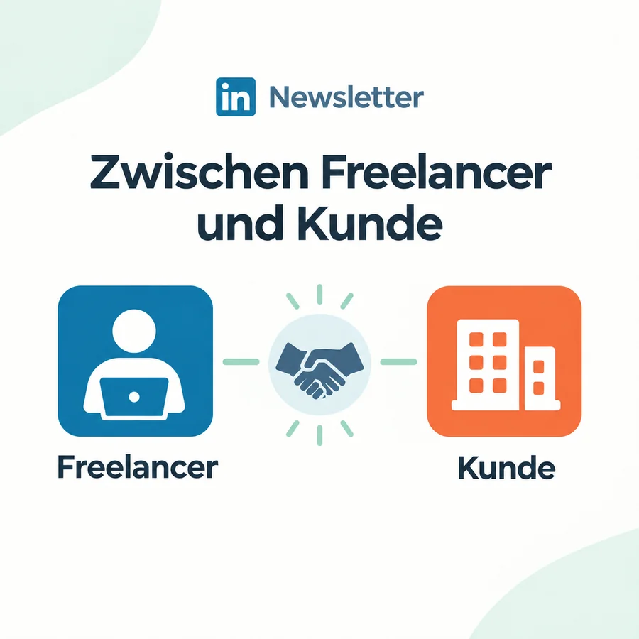 LinkedIn Newsletter: Zwischen Freelancer und Kunde